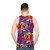 Greyhound, Lurcher, Whippet Cartoon Unisex Tank Top - men back