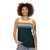 Vintage retro striped unisex 70s tank top - women