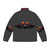 Colorful and abstract puffer jacket featuring a legendary bat animal design - Back