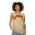 Retro 70s striped unisex tank top - women