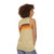 Retro 70s striped unisex tank top - women back