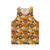 Retro 70s 60s Floral Psychedelic Unisex Tank Top