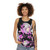 Reflective crystal unisex tank top with fantasy and anime design - women