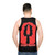 Red Wings of Fire and Blood Unisex Tank Top - men back