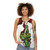 Red tree graphic on unisex tank top - women