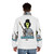 Baseball Fury Puffer Jacket with Bat - men back
