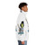 Baseball Fury Puffer Jacket with Bat - men side right