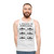 Unisex tank top with "6 Stages of Debugging" design for programmers and coders - men