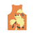 Growlithe Pokemon Unisex Tank Top - Back