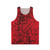 Red Snakeskin Unisex Tank Top