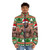 Barry Wood Christmas Puffer Jacket featuring the viral meme - men front