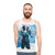 Killer Frost watercolor design unisex tank top - men