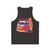 Retro explore unisex tank top - Back