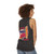 Retro explore unisex tank top - women back