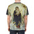 T-shirt design with Virgin Mary and angels in a heavenly, religious scene - men back