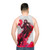 Red Magic Unisex Tank Top for Fantasy and Cosplay - men back