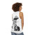Gonzo Unisex Tank Top featuring Hunter S. Thompson and Ralph Steadman design - women back