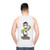 4 Square Man essential worker unisex tank top - men back