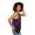 Red hot unisex superhero-inspired fitness tank top - women side