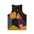 90s fashion unisex tank top with House Party and Eddie Murphy theme - Back