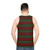 Freddy Krueger Red Green Knit Unisex Tank Top - men back