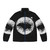 Banksy Splash Dog and Moon Puffer Jacket featuring street art inspired design