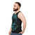 Underwater nature-inspired unisex tank top - men side