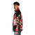 Band Maid Red Flower Puffer Jacket featuring the popular Japanese music group - men side left
