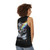 Rebirth Unisex Tank Top featuring digital art design - women back