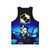 Rebeltaxi Pan Pizza Neon Galaxy Unisex Tank Top - Back