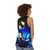 Rebeltaxi Pan Pizza Neon Galaxy Unisex Tank Top - women back