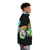 Baman Piderman inspired puffer jacket with cartoon graphics - men side right