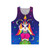 1990s neon rainbow baphomet unisex tank top