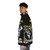 Pittsburgh Steelers Ballers Religion Immaculate Reception Puffer Jacket with players like George Pickens, T.J. Watt, Kenny Pickett, and Najee Harris - men side left
