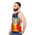 Retro unisex tank top with The Top Please Come Back graphic - men side