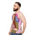 Unisex tank top with pop art design - men side