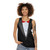 Realistic tuxedo design unisex tank top - women