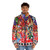 Bakugan Armored Alliance Puffer Jacket, featuring characters from the popular anime series - men front