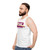 1980s Stark Technologies Computer Graphics Unisex Tank Top - men side