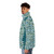 Green Backs Puffer Jacket with fishing and marine themed design - men side left