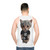 Unisex cat graphic tank top with Ken Carson design - men back