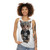 Unisex cat graphic tank top with Ken Carson design - women
