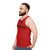 Motorsports unisex tank top with Nürburgring and Nordschleife design - men side