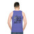 Eco-friendly narwhal tank top for a plastic-free ocean - men back