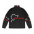 Nürburgring carbon fiber puffer jacket with white and red design - Back