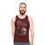 Cello skull tank top for music lovers - men