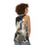 Unisex tank top with korean art, manga, manhua, and manhwa lovers design - women back