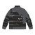 Black puffer jacket with Ford and Mustang inspired design - Back