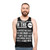Unisex tank top with "The Hitchhiker's Guide to the Galaxy" design - men