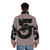 Vintage black puffer jacket featuring Babylon 5 branding and design - men back